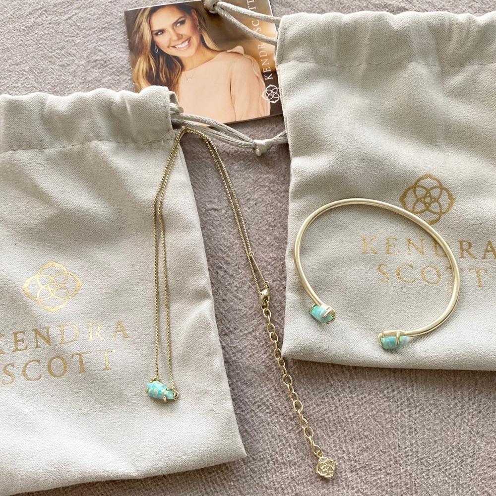 BRAND NEW, NEVER WORN Kendra Scott Necklace & Cuff